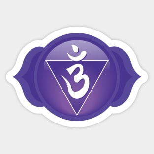 Third Eye: Ajna Chakra Symbol - 11 Sticker